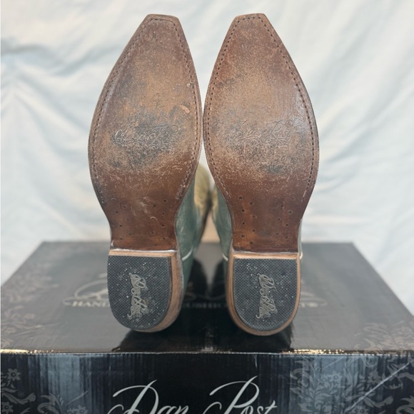 Dan Post Turquoise Cowboy Boots - Picture 4 of 4